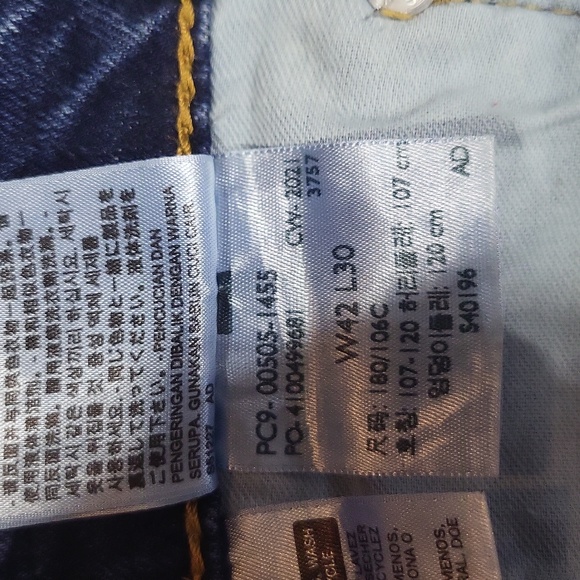 LEVI'S 505 Regular Fit Jeans 42 x 30 - Picture 11 of 15